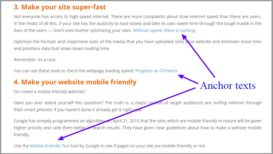 seo anchor text and best practices for linking
